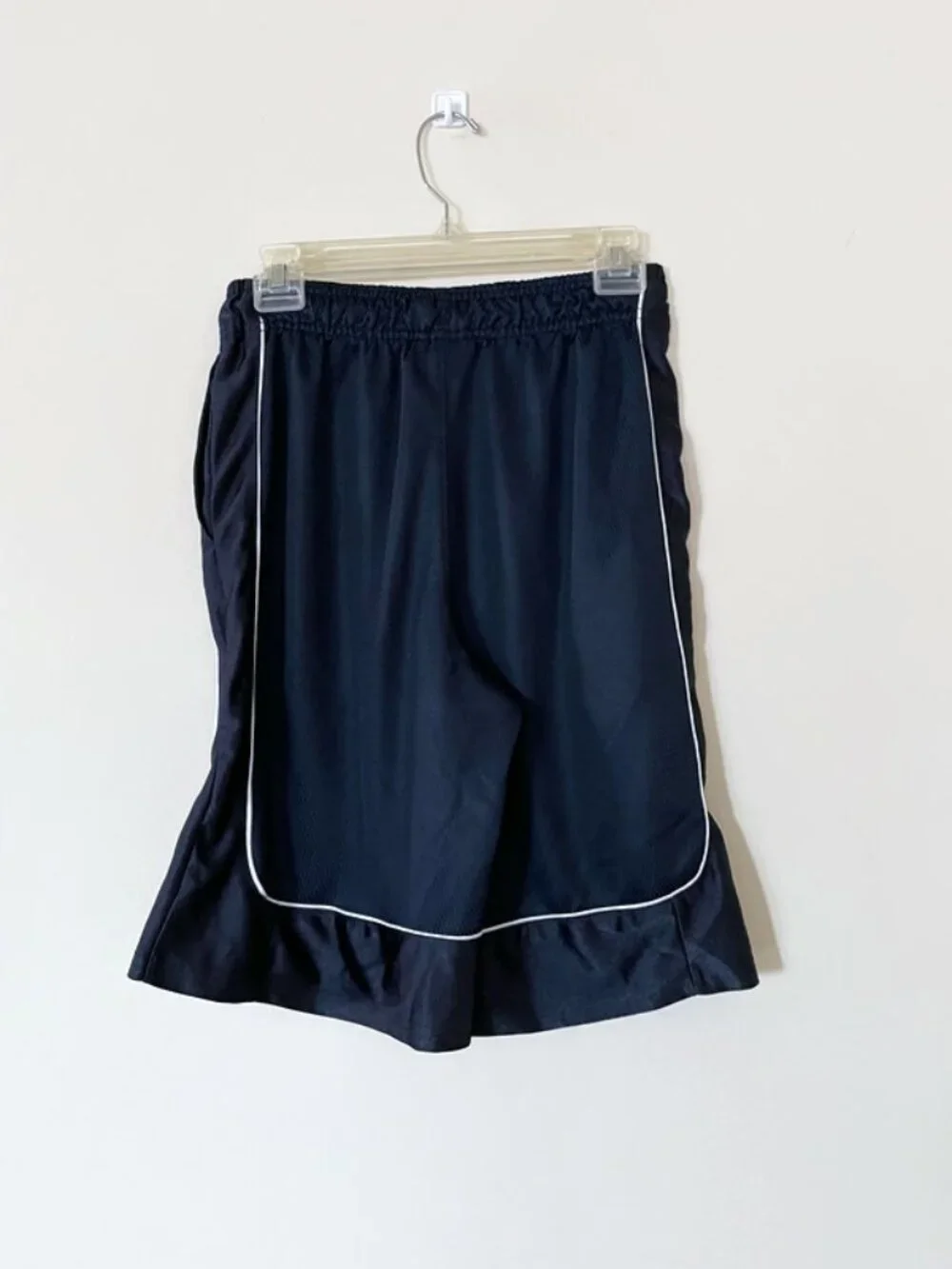 athletech. Navy Blue polyester shorts, Athletic shorts